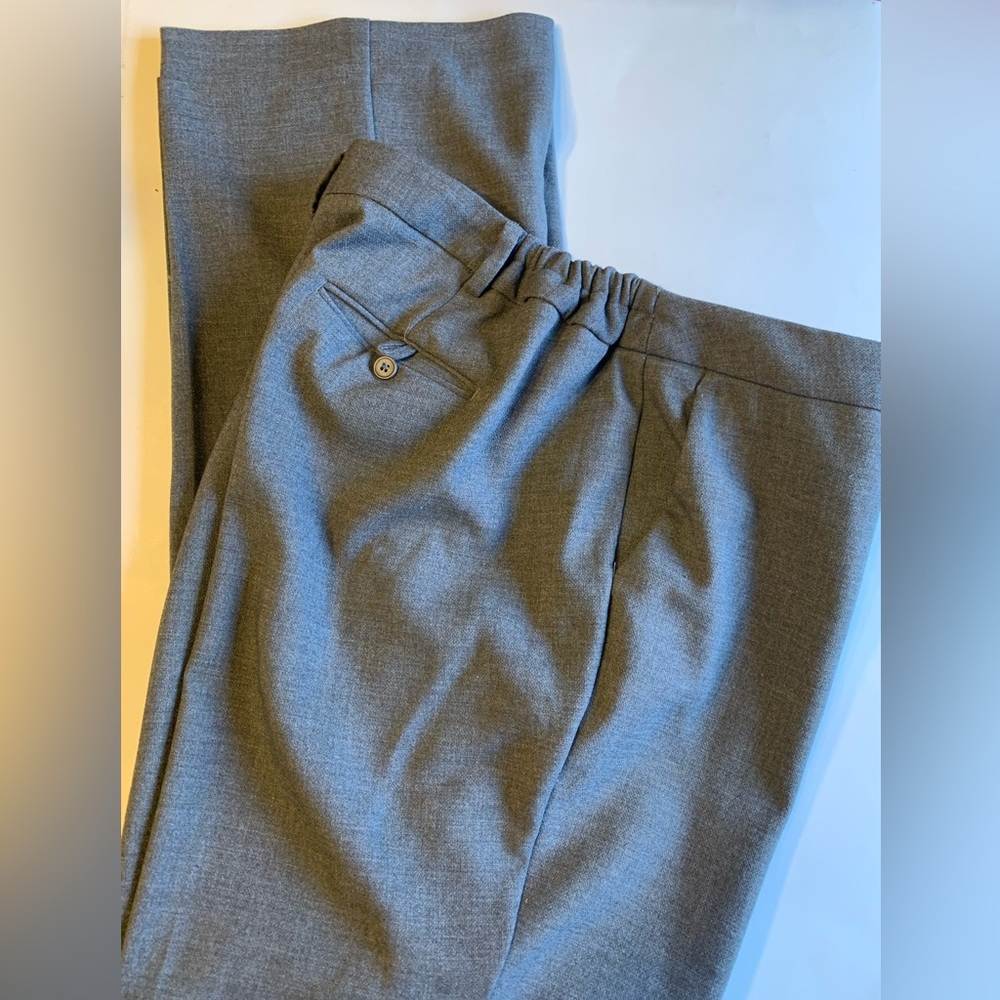 TALBOTS Gray Raleigh Black Trouser Pants, Women's 22